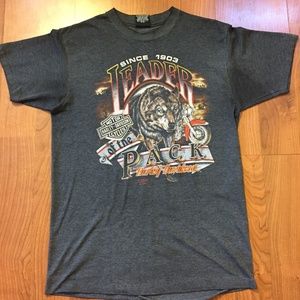 RARE vintage Harley Davidson 3D Emblem T-shirt